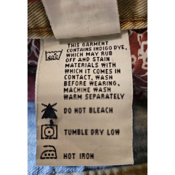 VTG UnionBay Jeans Mens Sz 38x32 ~Light Wash~ Wide Leg ~ High Rise~ Hong Kong - Picture 13 of 16